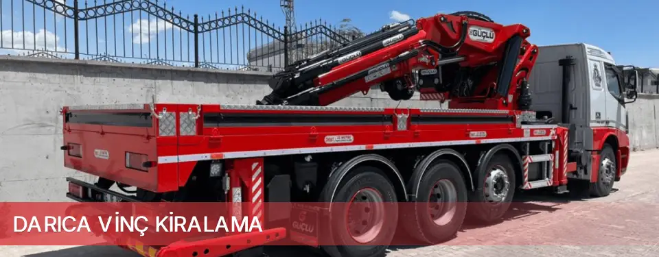 Darıca İlçemi Vinç Kiralama
